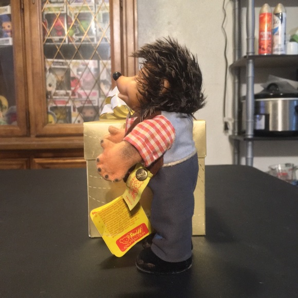 REAL GERMAN STEIFF FATHER HEDGEHOG - Picture 3 of 13